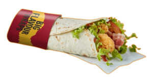 The BBQ & Bacon Chicken One Crispy wrap of the day