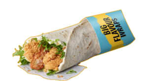 McDonald's The Caesar & Bacon Chicken One Crispy Wrap of the day