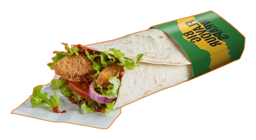 McDonald's The spicy veggie one wrap of the day