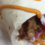 Homemade KFC-inspired Kentucky Mayo Twister Wrap recipe.