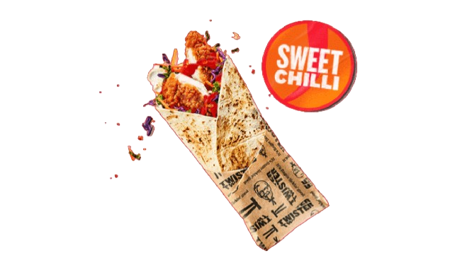 KFC Sweet Chilli Twister Wrap